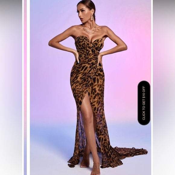 Leopard Gown​​​ - Picture 3 of 10